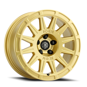 Icon Alloys Ricochet Gloss Gold 17x8 +38 5x100mm 56.1mm