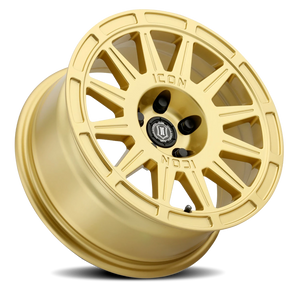 Icon Alloys Ricochet Gloss Gold 17x8 +38 5x100mm 56.1mm