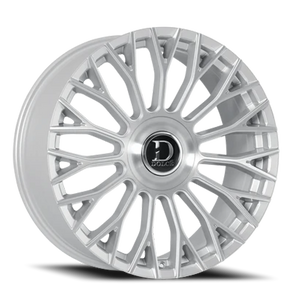 Dolce Luxury Roma Gloss Silver W/ Brushed Face 22x10.5 +35 5x112|5x120mm 74.1mm