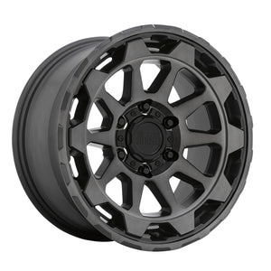 Black Rhino ROTOR Matte Gunmetal With Brushed Tinted Face 20x9 +2 5x127mm 71.5mm - Wheelwiz