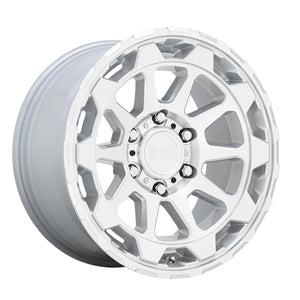 Black Rhino ROTOR Gloss Silver With Mirror Cut Face 20x9 +12 5x150mm 110.1mm - Wheelwiz