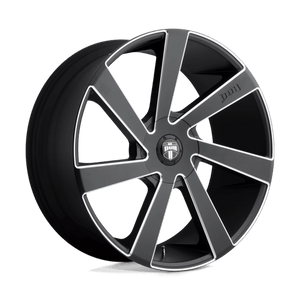 DUB S133 DIRECTA Matte Black Milled 22x9.5 +33 5x114.3|5x120mm 72.6mm - WheelWiz