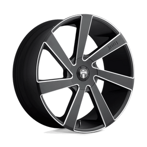 DUB S133 DIRECTA Matte Black Milled 22x9.5 +30 6x135|6x139.7mm 87.1mm - Wheelwiz