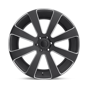 DUB S187 8-BALL Matte Black Milled 22x9.5 +20 6x139.7mm 78.1mm - Wheelwiz