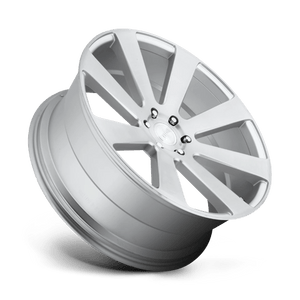 DUB S213 8-BALL Gloss Silver Brushed 24x10 +30 6x139.7mm 78.1mm - Wheelwiz
