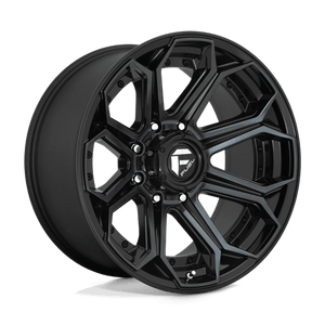 Fuel Offroad D704 SIEGE Gloss Machined Double Dark Tint 18x9 -12 8x165.1mm 125.1mm - WheelWiz