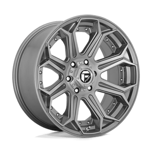 Fuel Offroad D705 SIEGE Brushed Gun Metal Tinted Clear 20x9 +1 6x135mm 87.1mm - Wheelwiz