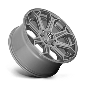 Fuel Offroad D705 SIEGE Brushed Gun Metal Tinted Clear 20x9 +20 5x127mm 71.5mm - WheelWiz