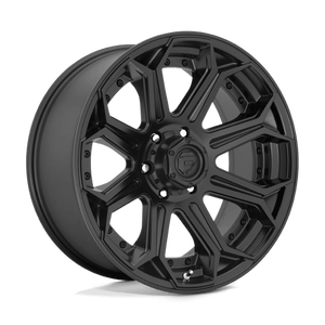Fuel Offroad D706 SIEGE Matte Black 20x9 +1 6x139.7mm 106.1mm - Wheelwiz