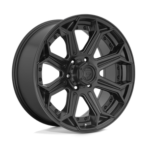 Fuel Offroad D706 SIEGE Matte Black 22x12 -44 6x139.7mm 106.1mm - WheelWiz