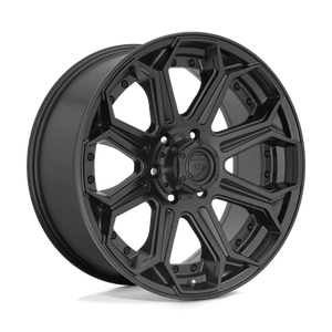 Fuel Offroad D706 SIEGE Matte Black 22x12 -44 6x139.7mm 106.1mm - WheelWiz