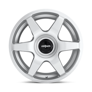 Rotiform R114 SIX Gloss Silver 18x8.5 +45 5x100|5x112mm 66.6mm - Wheelwiz