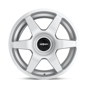 Rotiform R114 SIX Gloss Silver 19x8.5 +35 5x114.3|5x120mm 72.6mm - Wheelwiz