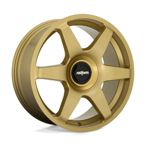Rotiform R118 SIX Matte Gold 18x8.5 +45 5x100|5x112mm 66.6mm - WheelWiz