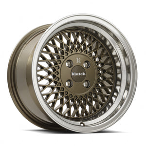 MRR SL1 Bronze Machined Lip 15x8.5 +17 4x100mm 73.1mm