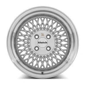 MRR SL1 Silver Machined Face 15x8.5 +17 4x100mm 73.1mm - Wheelwiz