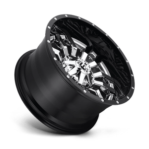 Fuel Offroad D270 SLEDGE Chrome Plated Gloss Black Lip 20x12 -43 8x180mm 124.2mm - 2 PIECE - Wheelwiz