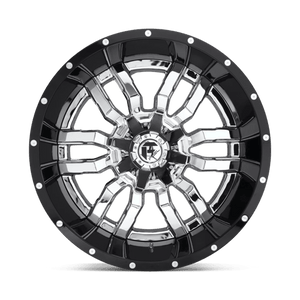 Fuel Offroad D270 SLEDGE Chrome Plated Gloss Black Lip 20x10 -18 8x170mm 125.1mm - 2 PIECE - WheelWiz