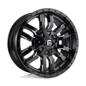 Fuel Offroad D595 SLEDGE Gloss Black Milled 20x12 -44 5x114.3|5x127mm 78.1mm - WheelWiz
