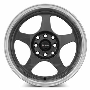 Vors SP1 Hyper Black Machine Lip 16x8 +20 4x108mm 73.1mm - Wheelwiz