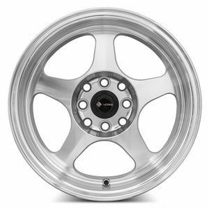 Vors SP1 Silver Machined Face 15x8 +20 4x108mm 73.1mm - Wheelwiz