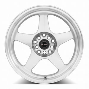 Vors SP1 Silver Machined Face 17x8 +30 4x100|4x114.3mm 73.1mm - Wheelwiz