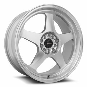 Vors SP1 Silver Machined Face 18x8 +35 5x100|5x114.3mm 73.1mm - Wheelwiz