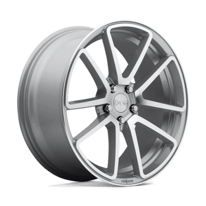 Rotiform R120 SPF Gloss Silver Machined 18x8.5 +45 5x112mm 66.6mm - Wheelwiz