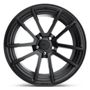 Rotiform R122 SPF Matte Black 18x8.5 +35 5x112mm 66.6mm - Wheelwiz