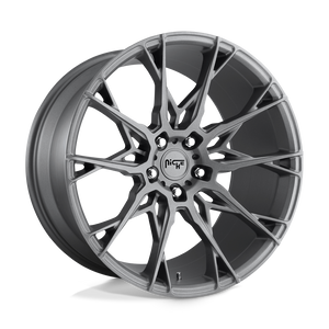 Niche M182 STACCATO Matte Anthracite 19x8.5 +42 5x112mm 66.6mm - WheelWiz