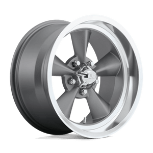 US MAG U102 STANDARD Matte Gun Metal 15x9 +1 5x120.65mm 72.6mm - Wheelwiz