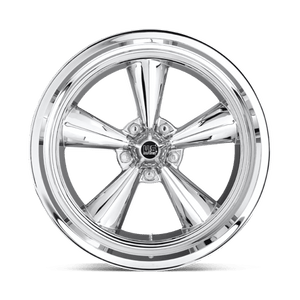 US MAG U818 TEMPLAR Chrome 18x11 0 5x120.65mm 72.6mm - Wheelwiz