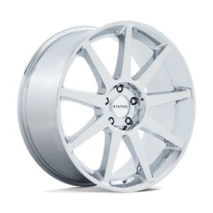 Status MAMMOTH Chrome 22x9.5 +30 5x114.3mm 72.6mm - Wheelwiz