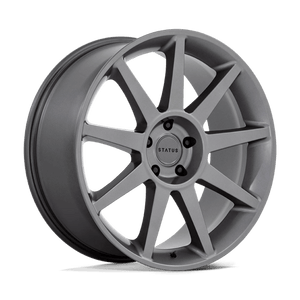 Status MAMMOTH Matte Anthracite 22x9.5 +30 5x120mm 72.6mm - Wheelwiz