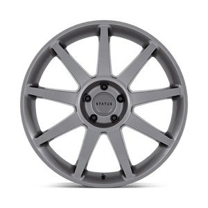 Status MAMMOTH Matte Anthracite 22x9.5 +30 5x127mm 71.5mm - Wheelwiz