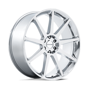 Status MAMMOTH Chrome 24x10 +30 6x135mm 87.1mm - Wheelwiz