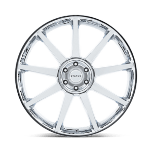 Status MAMMOTH Chrome 24x10 +30 6x135mm 87.1mm - Wheelwiz