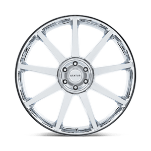Status MAMMOTH Chrome 24x10 +30 6x139.7mm 106.1mm - Wheelwiz