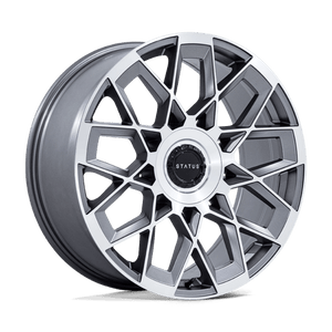 Status ST005 MATRIX Anthracite Mirrored 24x10 +30 6x135|6x139.7mm 100.3mm - Wheelwiz