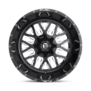 Fuel Offroad D611 STROKE Gloss Black Milled 17x9 -12 5x114.3|5x127mm 78.1mm - Wheelwiz