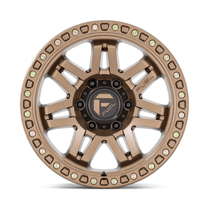 Fuel Offroad D811 SYNDICATE Full Matte Bronze 17x9 +1 6x139.7mm 106.1mm - Wheelwiz