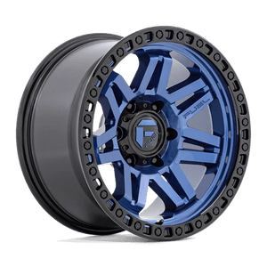 Fuel Offroad D813 SYNDICATE Dark Blue W/ Black Ring 17x9 +1 6x139.7mm 106.1mm - Wheelwiz