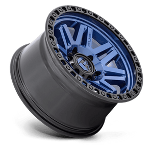 Fuel Offroad D813 SYNDICATE Dark Blue W/ Black Ring 17x9 -12 6x139.7mm 106.1mm - Wheelwiz