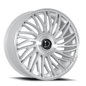 Dolce Luxury Sesto Gloss Silver W/ Brushed Face 22x9.5 +35 6x139.7mm 66.6mm