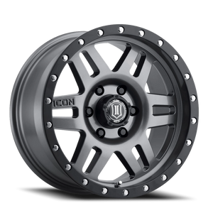 Icon Alloys Six Speed Gunmetal 17x8.5 +6 6x135mm 94mm