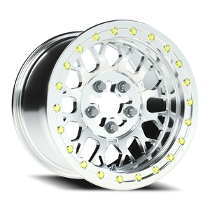 Vision Wheel 346 Polished 15x10 +25 5x114.3mm 68mm - Wheelwiz