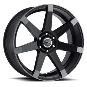 Vision Wheel 9042V Matte Black w\Anthracite Spoke Ends 17x8 +30 6x127mm 78.1mm - Wheelwiz
