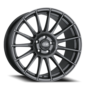 OZ Racing Superturismo Dakar Matte Graphite W/ Silver Lettering 20x10 +53 5x112mm 79mm