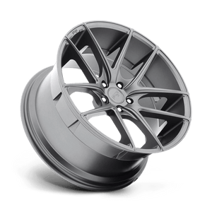 Niche M129 TARGA Matte Gun Metal 20x8.5 +35 5x120mm 72.6mm - Wheelwiz