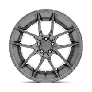 Niche M129 TARGA Matte Gun Metal 19x8.5 +35 5x114.3mm 72.6mm - Wheelwiz